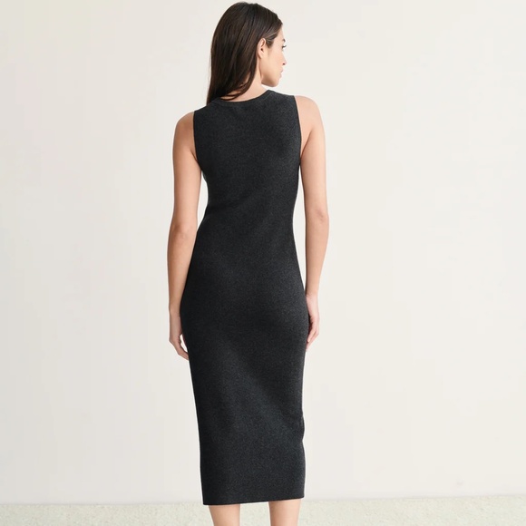 Jenni Kayne Sleeveless Sweater Dress - Charcoal - Small - Picture 7 of 9